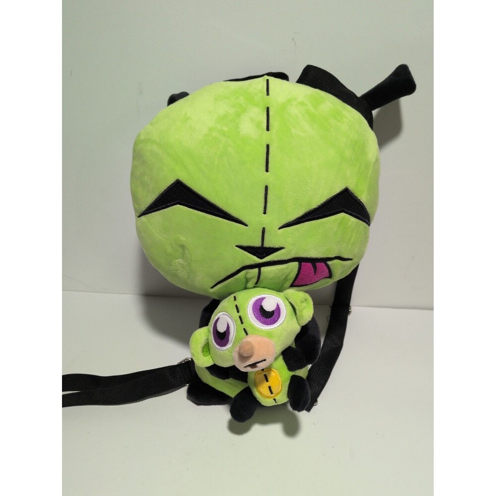 Nickelodeon Invader Zim Gir Plush Backpack With Piggy 15" Bioworld
